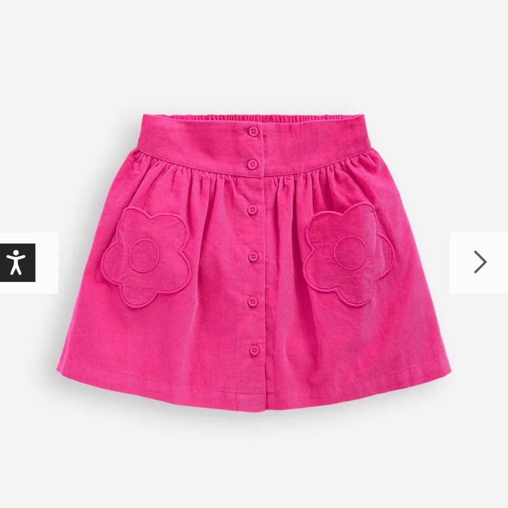 Two Mini Boden Corduroy skirts